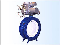 Electric soft sealing butterfly valve