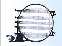 Electric circular shutter type regulating butterfly valve